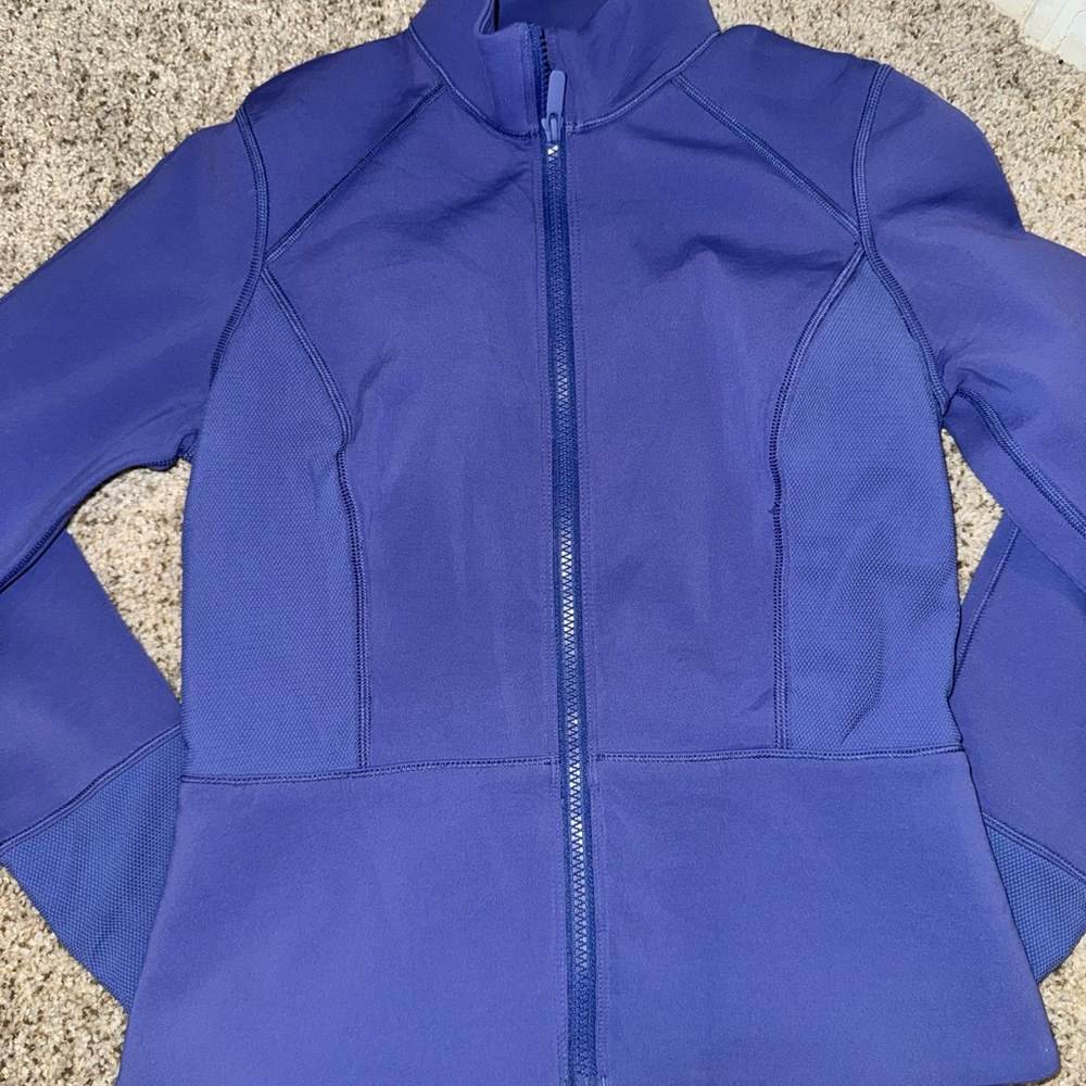 Lululemon Front & Centre Jacket in Stony Grape Size 8 - Picture 4 of 8